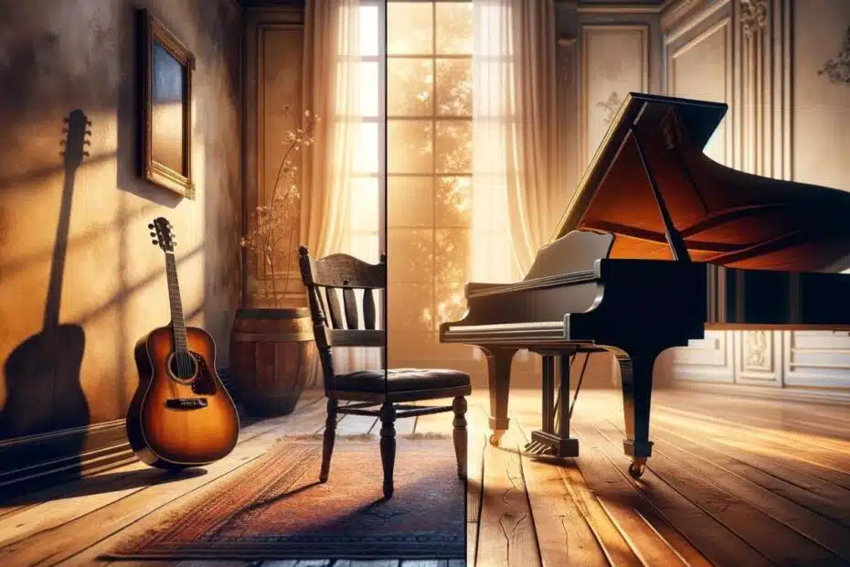 gitara czy pianino co jest łatwiejsze