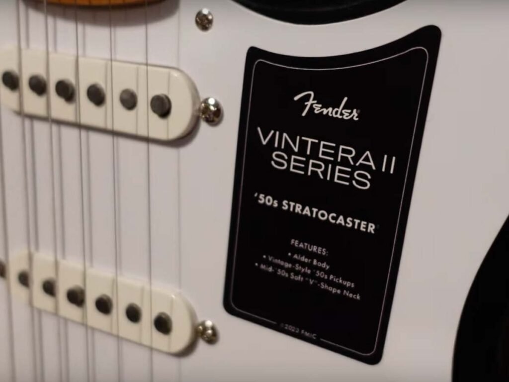 fender vintera ii series