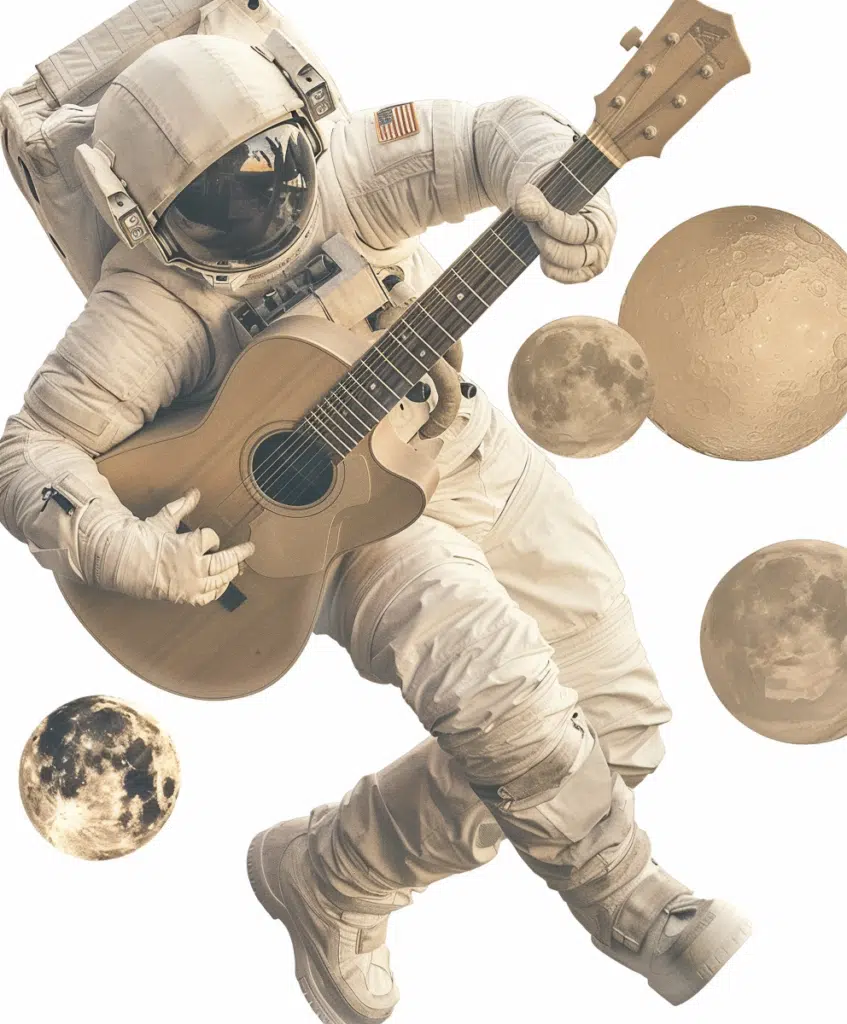 gitara w kosmosie