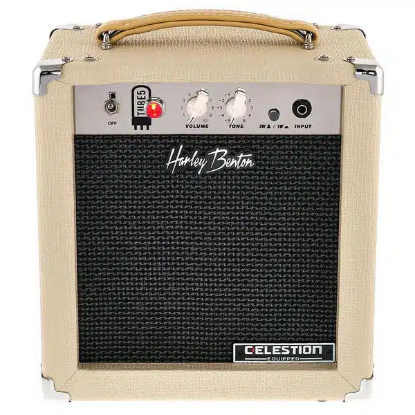 front view of harley benton tube 5 celestion amp review