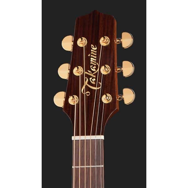 closeup of headstock