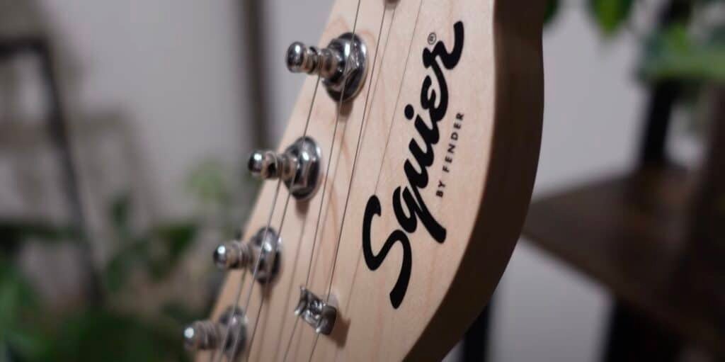 squier logo on headstock