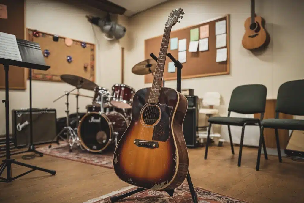 mahogany acoustic guitar