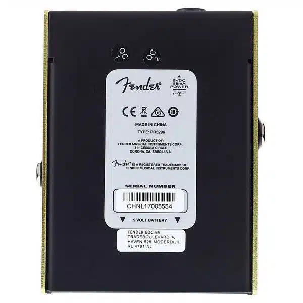 back of guitar effect