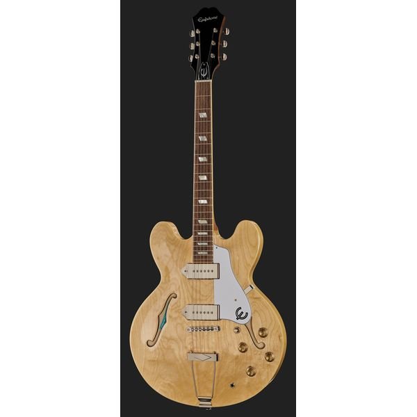 Epiphone Casino Natural finish detail and binding