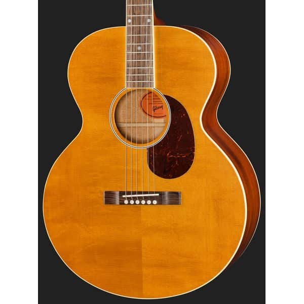 Gibson J-185 Century 12-Fret neck join and body detail
