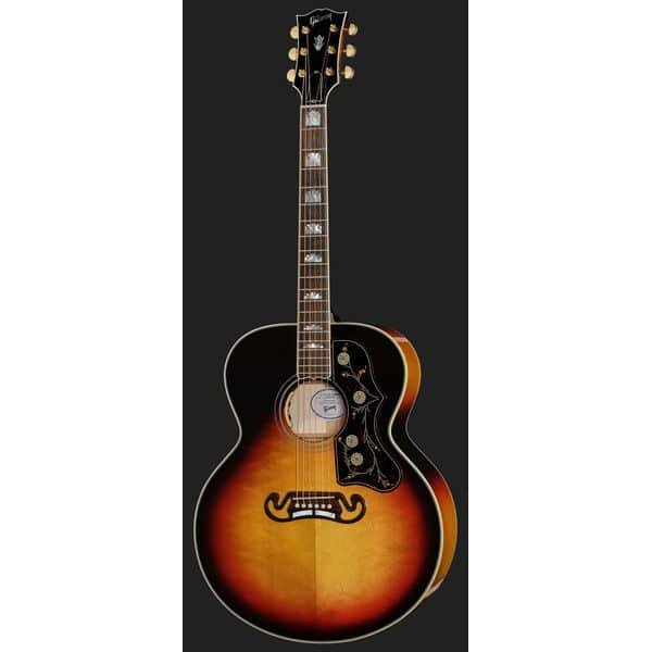 Gibson SJ-200 Standard Tri Burst body and top detail