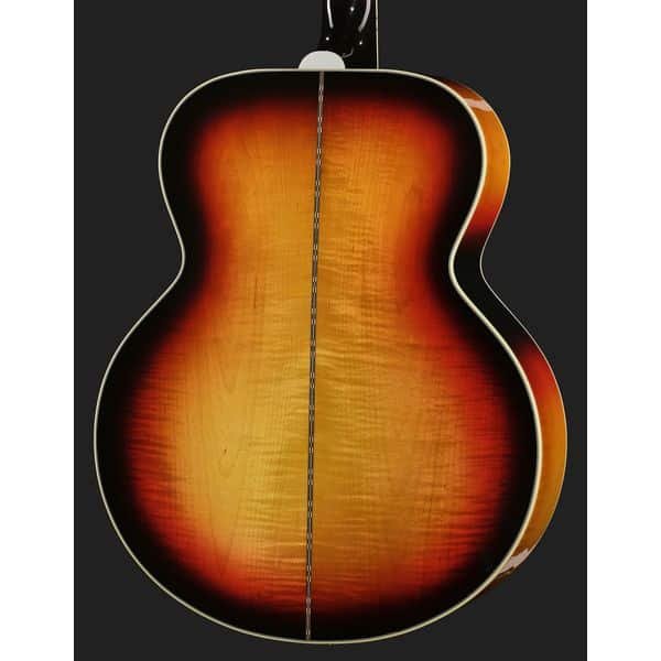 Gibson SJ-200 Standard Tri Burst moustache bridge detail