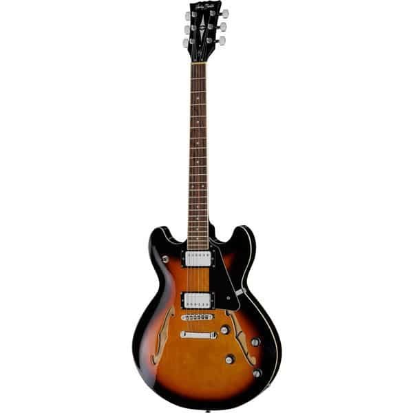 Harley Benton HB-35 VB Vintage Burst full body