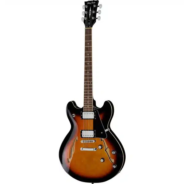Harley Benton HB-35 VB Vintage Burst full body